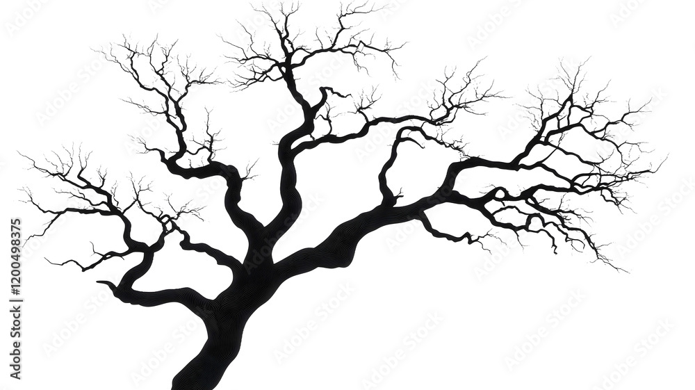 Obraz premium vector image if a branching tree