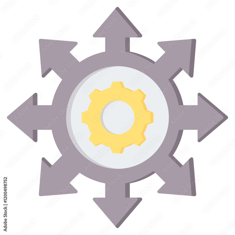 Expansion Flat Icon Expansion Flat Icon