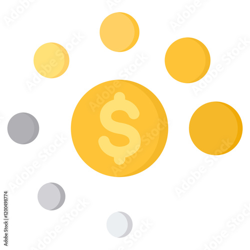 Saturation Flat Icon