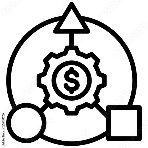Business Model Outline Icon