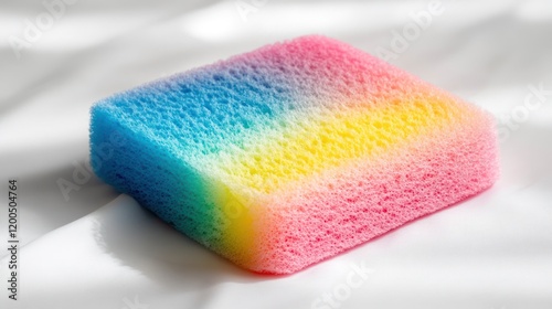 Rainbow Sponges: A vibrant, colorful cleaning sponge for dishwashing or bathroom cleaning.