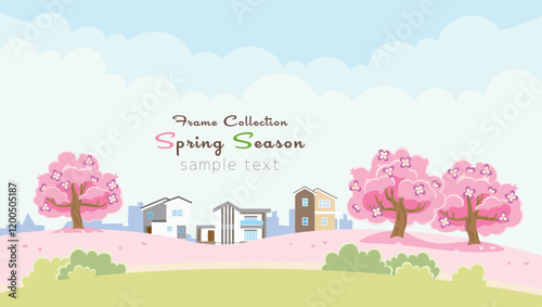 Frame Collection Spring Season
Landscape and houses 3