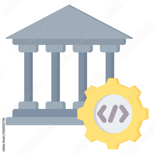 Information Technology Governance Flat Icon