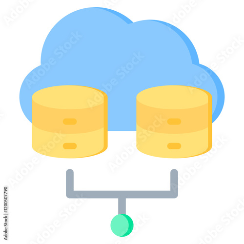 Virtualization Flat Icon