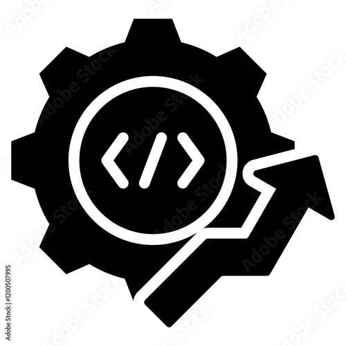 Development Glyph Icon