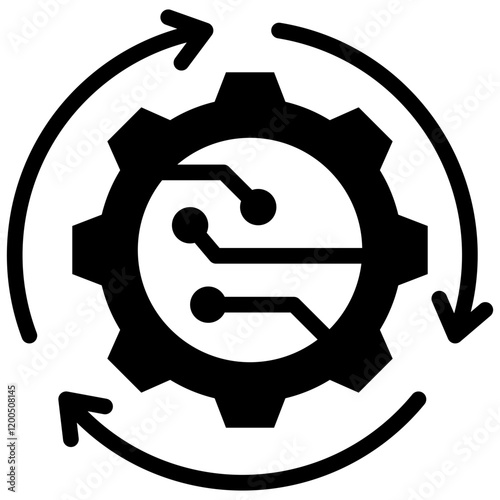 Automation Glyph Icon