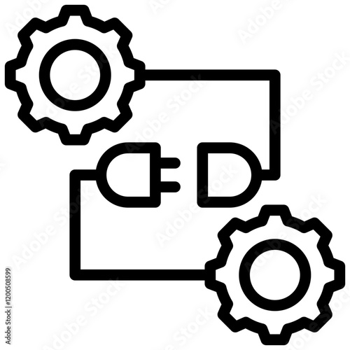 Integration Outline Icon