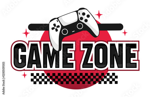 gaming zone with a game console