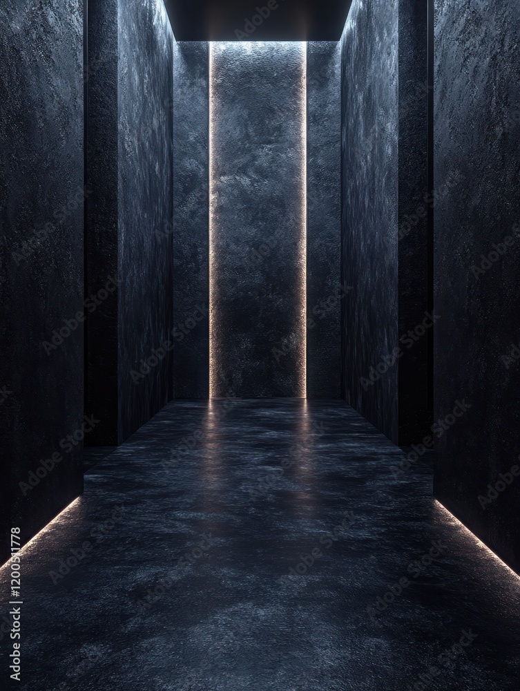 Minimalist Black Studio Space with Soft Lighting and Empty Display Shelf on Dark Background for Advertising Presentation Showcase Minimalist Black Studio Space with Soft Lighting and Empty Display Shelf on Dark Background for Advertising Presentation Showcase