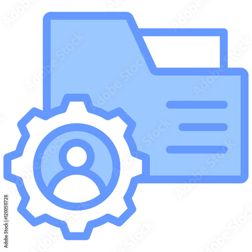 Data Subject Blue Icon