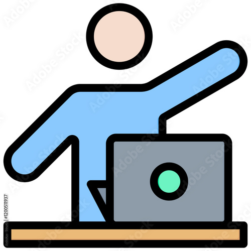 User Outline Color Icon