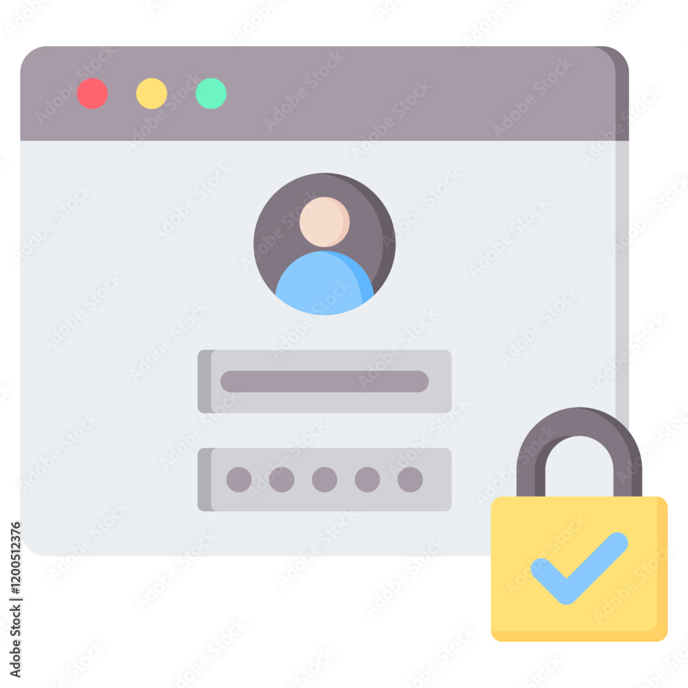 Authorization Flat Icon