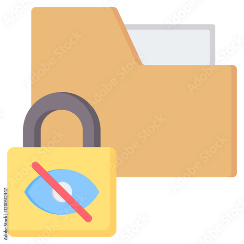 Confidential Flat Icon