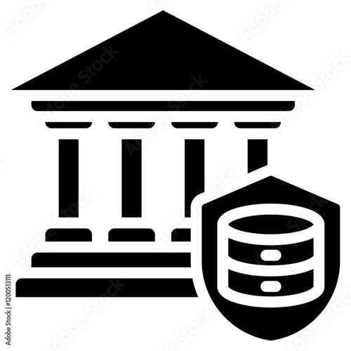 Data Governance Glyph Icon