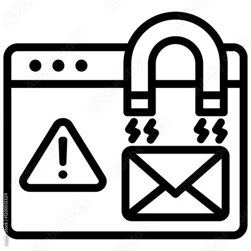 Phishing Outline Icon