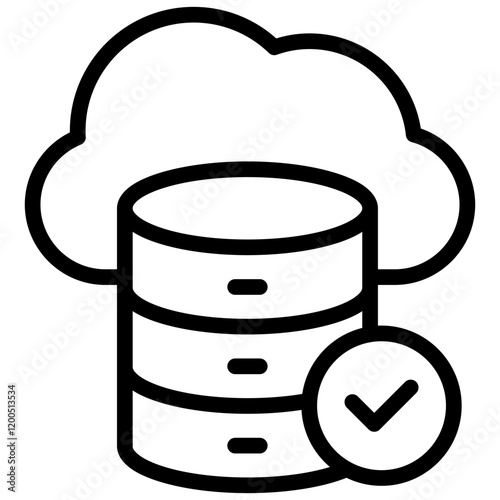 Data Integrity Outline Icon