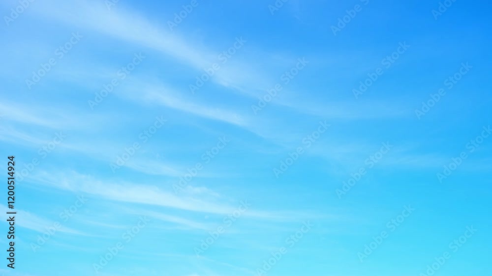 A time lapse video showcases the expansive blue sky, dotted with rolling white clouds. Weather and Wind patterns concept. Timelapse. Horizon background. 4K.
A time lapse video showcases the expansive blue sky, dotted with rolling white clouds. Weather and Wind patterns concept. Timelapse. Horizon background. 4K.