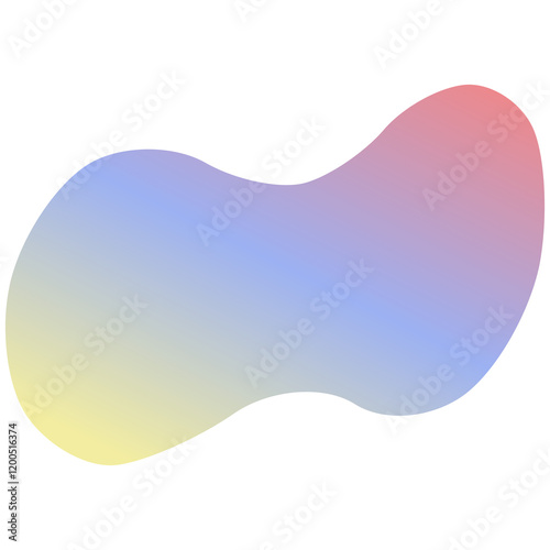 Gradient rainbow bloob