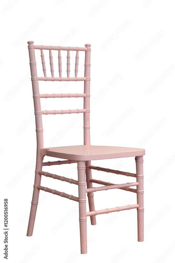 painted wooden chair on neutral background painted wooden chair on neutral background
