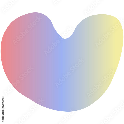 Gradient rainbow bloob