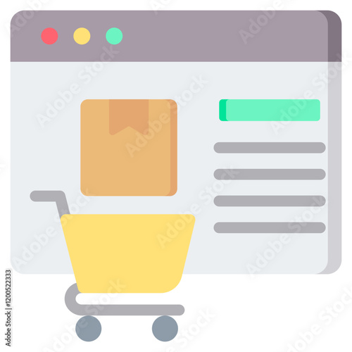 E Commerce Flat Icon