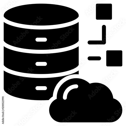 Database Glyph Icon