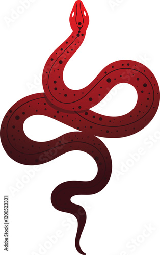 snake in the shape of a snake