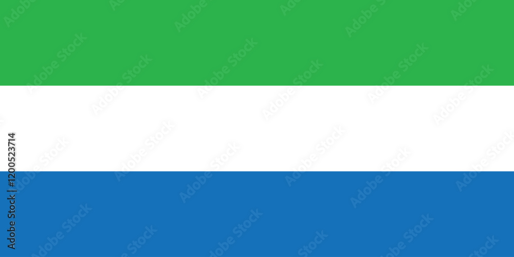 Sierra Leone National Flag Sierra Leone National Flag