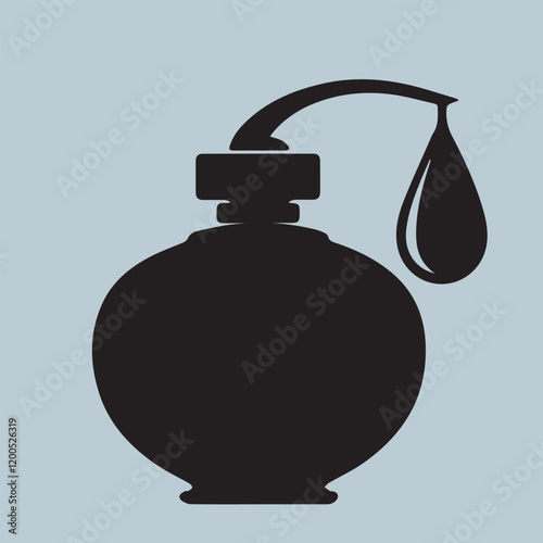 Perfume bottle vector 