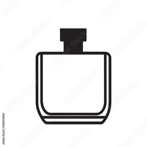 Perfume bottle vector 