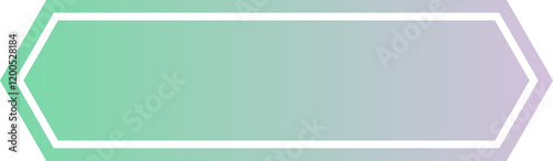 Gradient blue green text box