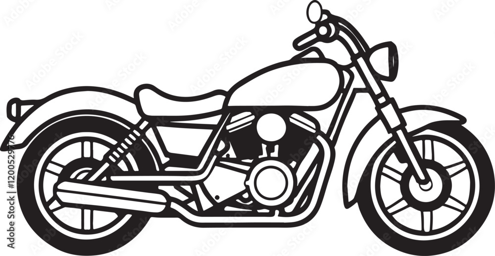 Obraz premium motorcycle illustration