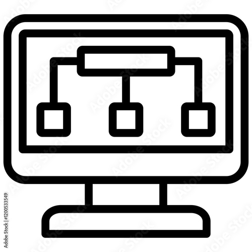 Parallel Computing Outline Icon