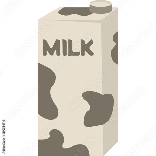 Milk box, bottle, packaging vector