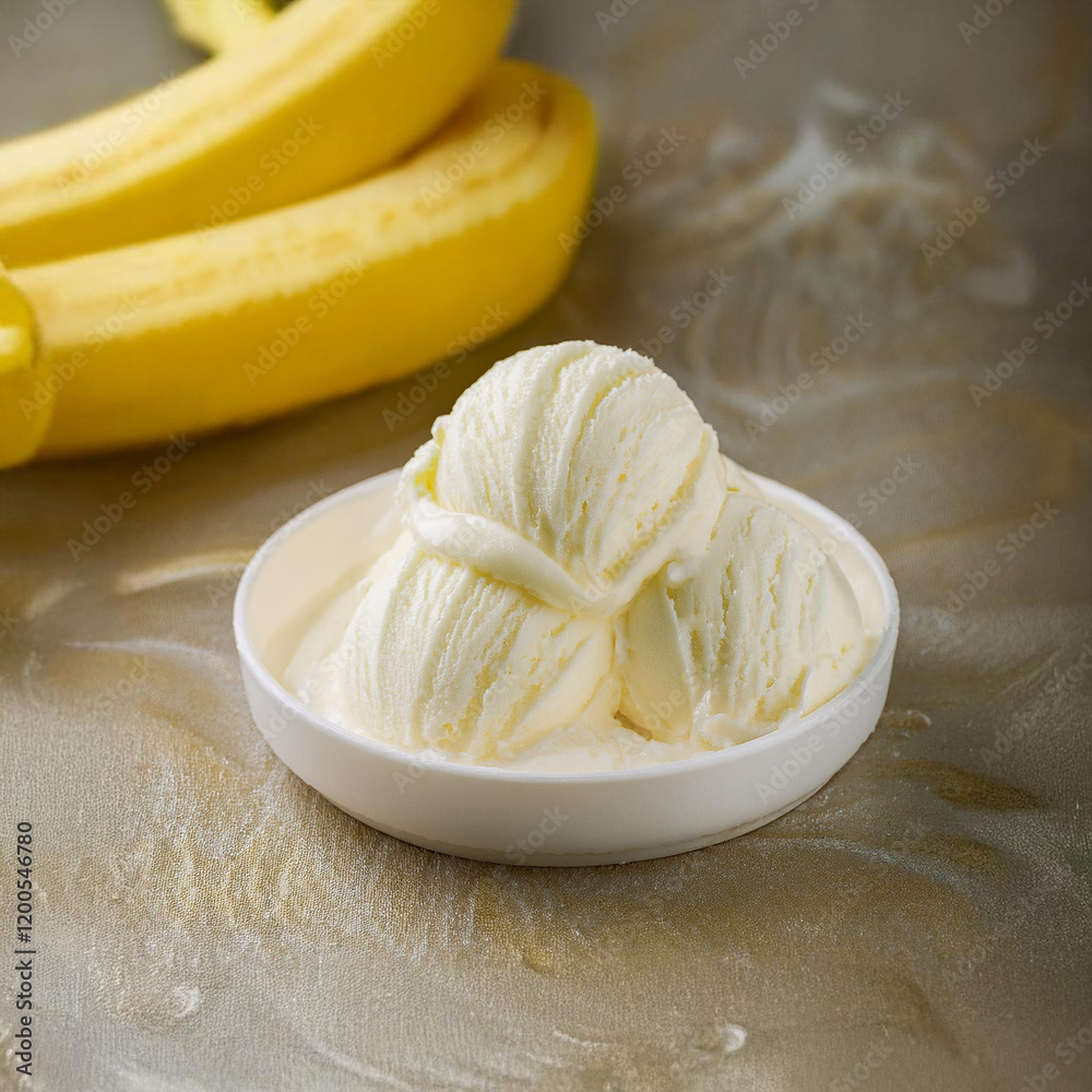 Ice cream mockup for dessert and special event Ice cream mockup for dessert and special event