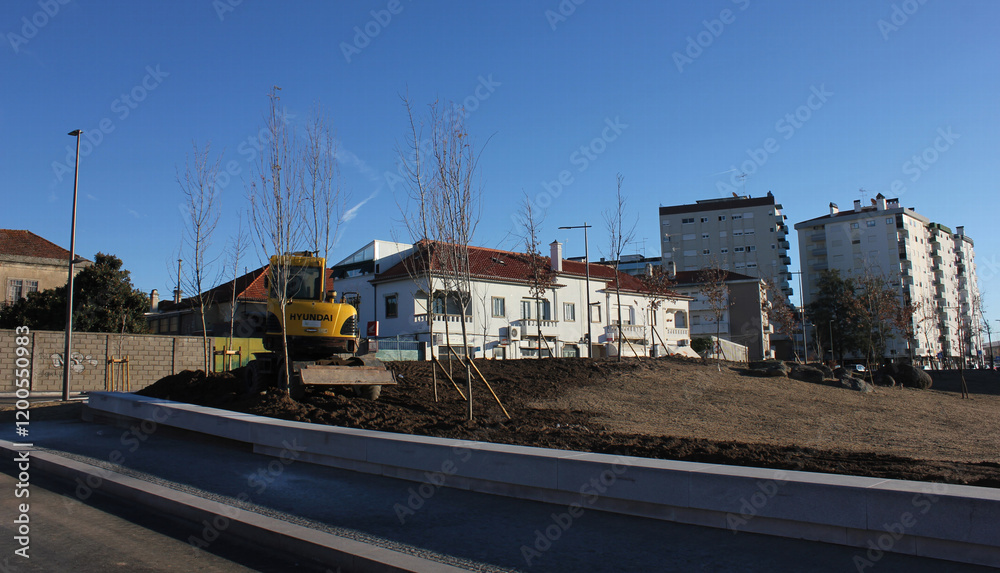 Castelo Branco, Beira Baixa, Portugal, January 21, 2018, Views from Castelo Branco