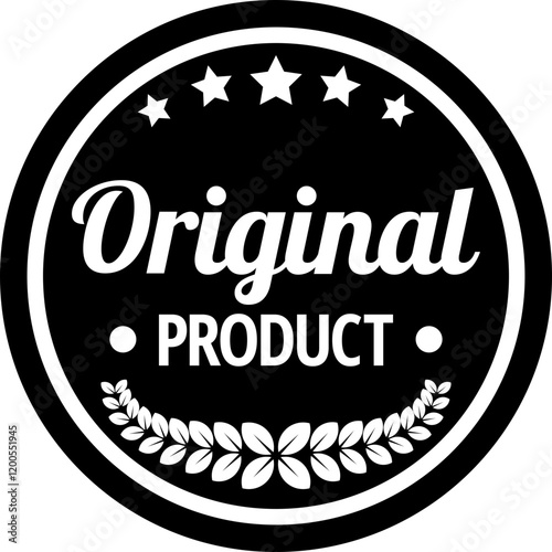 Original product badge vector for product