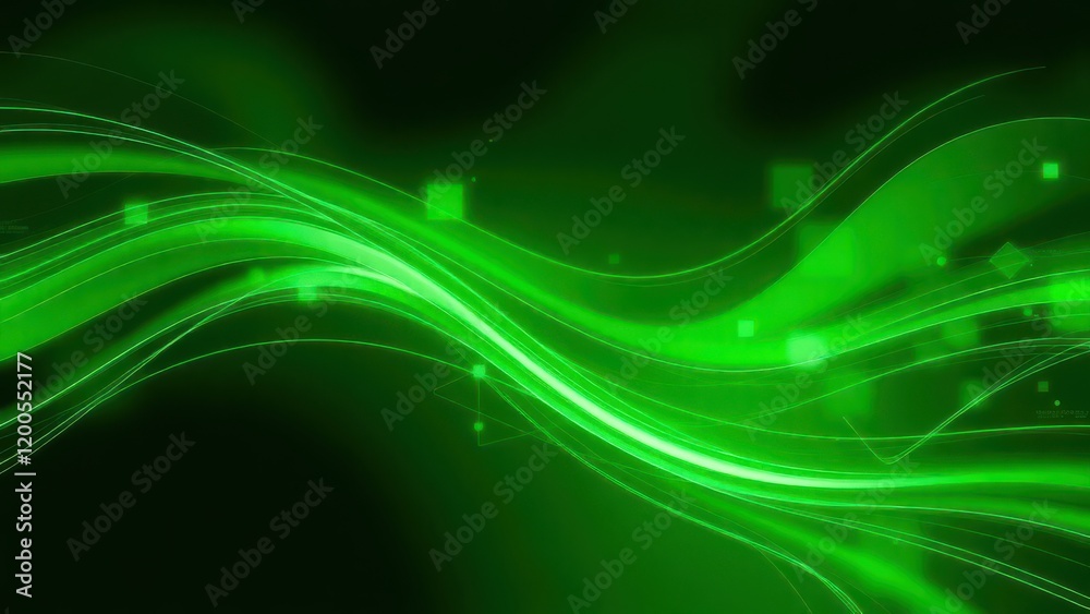 a green abstract background with a wavy design a green abstract background with a wavy design