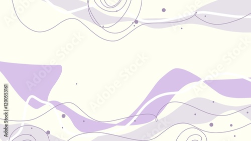 Creative abstract background with waves. Pastel color template for powerpoint, ppt, celebration, branding, banner, flyer, cover, business card, poster, sales, wall art, promotion, magazine and print.