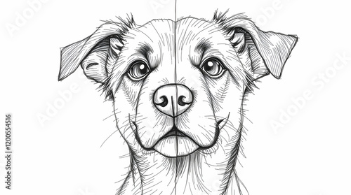 portrait of a golden retriever