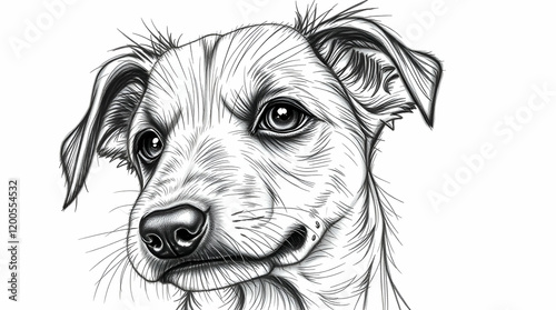 portrait of a dog