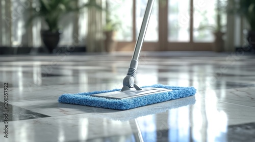 Wallpaper Mural Cleanliness and Shine: A Gleaming Floor After Mopping Torontodigital.ca