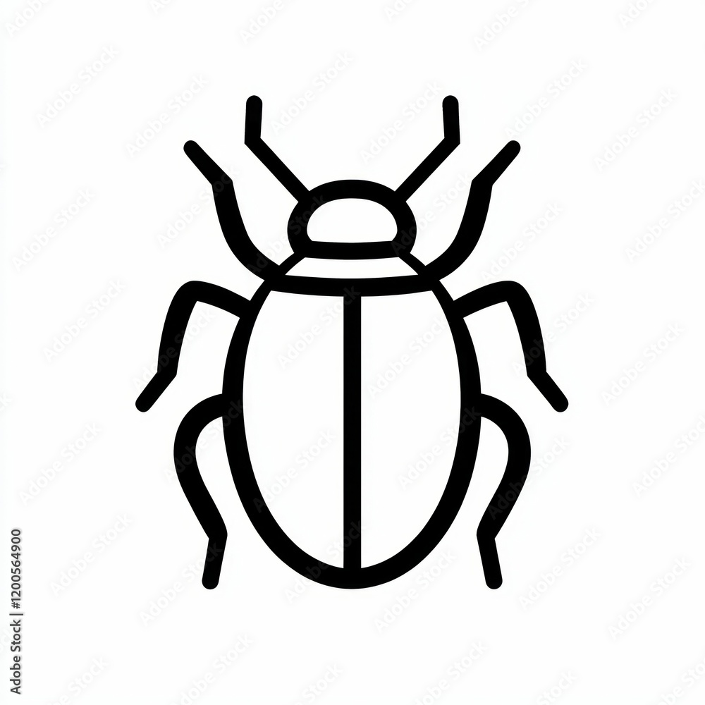 a minimalist black-and-white line art illustration of a animal perched, showcasing simplicity and modern design.