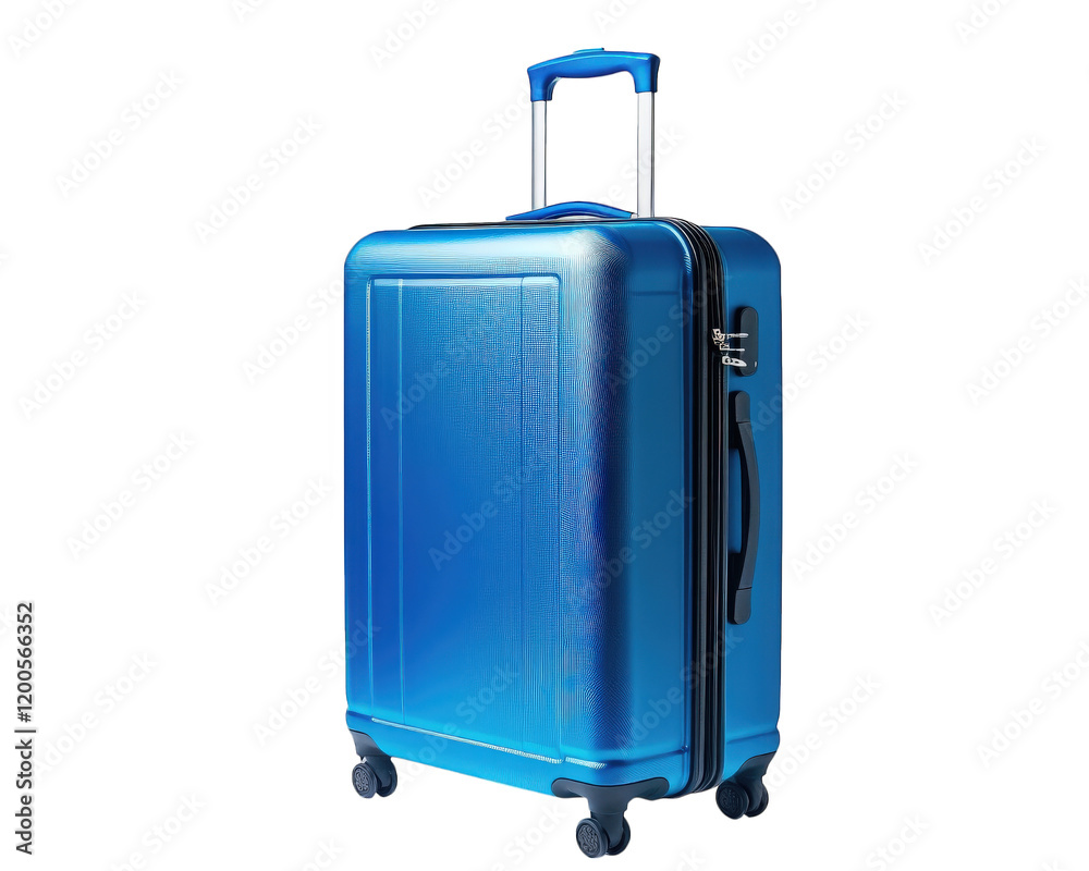 blue suitcase with sleek design and four wheels, perfect for travel. Its durable exterior and spacious interior make it ideal choice for any journey blue suitcase with sleek design and four wheels, perfect for travel. Its durable exterior and spacious interior make it ideal choice for any journey