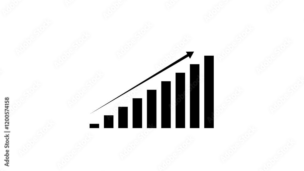 Business growth, business graph, line growth business concept Business growth, business graph, line growth business concept