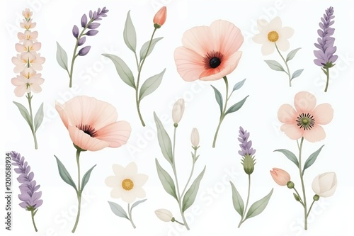Elegant floral cutout collection