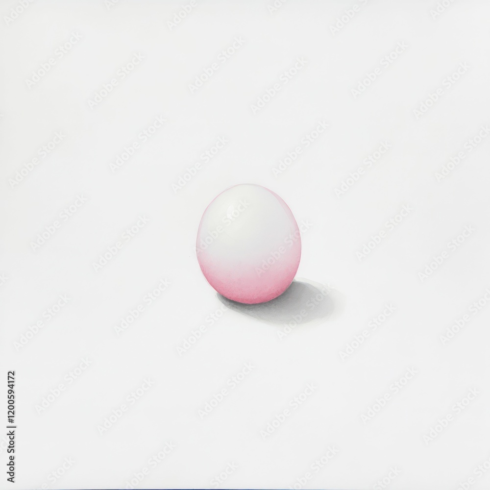 simple and elegant pink speckled egg with a soft shadow, showcasing minimalist charm and a delicate artistic touch. simple and elegant pink speckled egg with a soft shadow, showcasing minimalist charm and a delicate artistic touch.