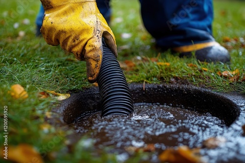 Septic Tank Pumping and Sewage Cleaning Service for Household Drainage System photo