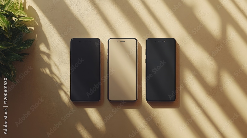 Minimalist Smartphone Mockup Design with Blank Screen for Business Infographics and Technology Applications Minimalist Smartphone Mockup Design with Blank Screen for Business Infographics and Technology Applications