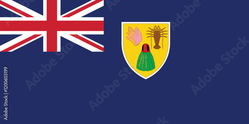 Turks and Caicos Islands National Flag